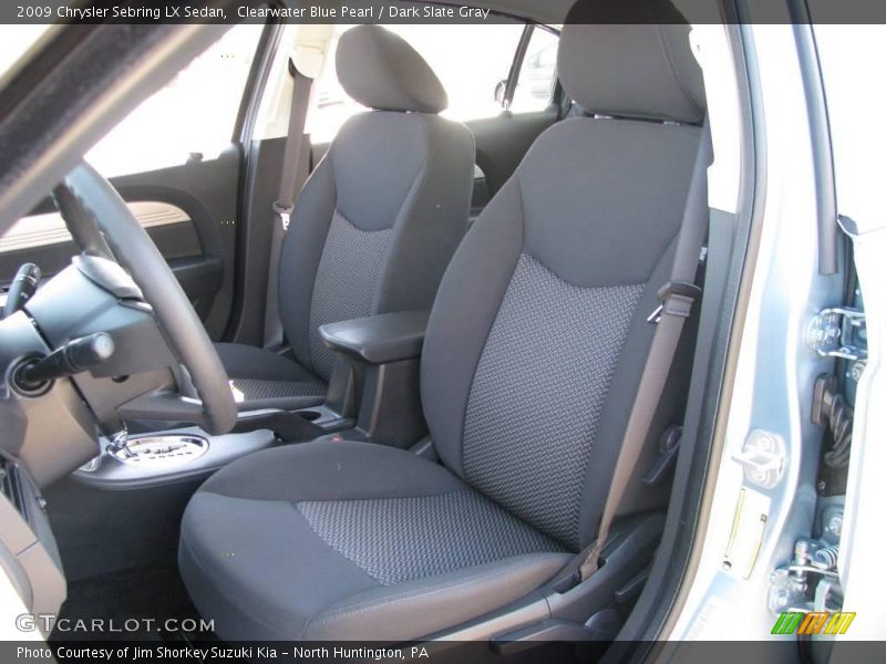 Clearwater Blue Pearl / Dark Slate Gray 2009 Chrysler Sebring LX Sedan