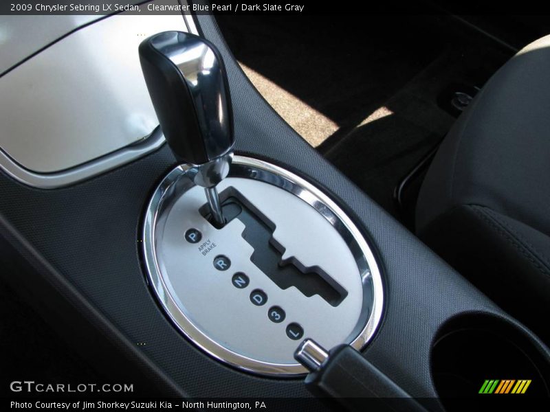 Clearwater Blue Pearl / Dark Slate Gray 2009 Chrysler Sebring LX Sedan