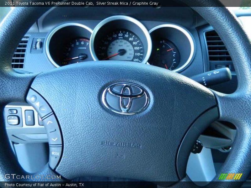Silver Streak Mica / Graphite Gray 2011 Toyota Tacoma V6 PreRunner Double Cab