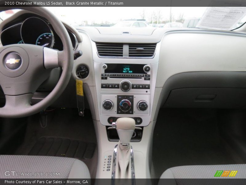 Black Granite Metallic / Titanium 2010 Chevrolet Malibu LS Sedan