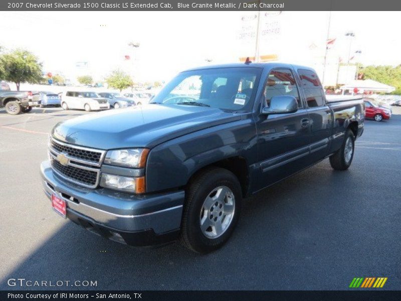 Blue Granite Metallic / Dark Charcoal 2007 Chevrolet Silverado 1500 Classic LS Extended Cab