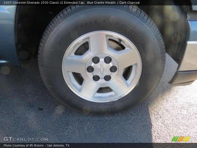 Blue Granite Metallic / Dark Charcoal 2007 Chevrolet Silverado 1500 Classic LS Extended Cab