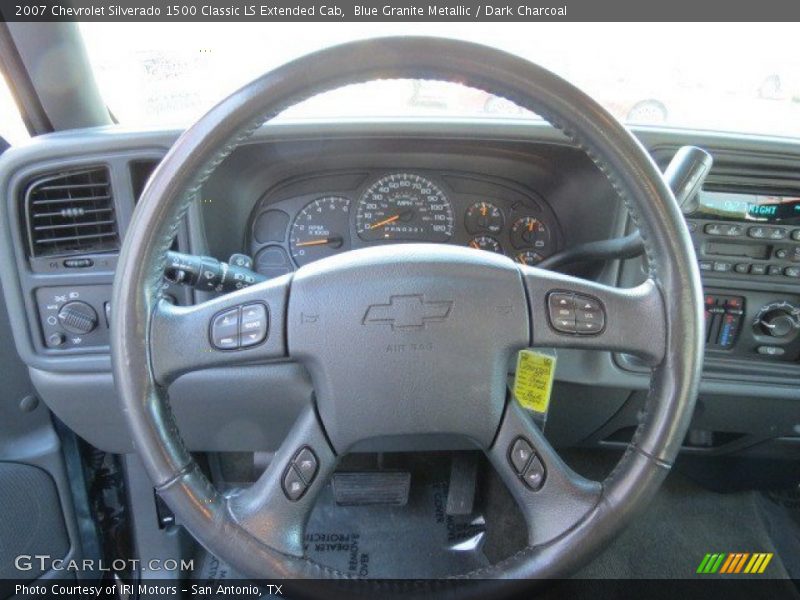 Blue Granite Metallic / Dark Charcoal 2007 Chevrolet Silverado 1500 Classic LS Extended Cab