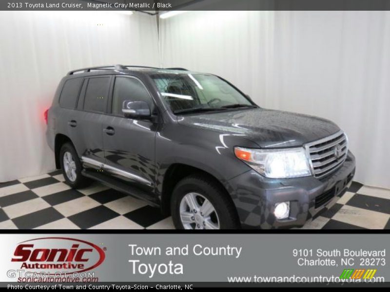 Magnetic Gray Metallic / Black 2013 Toyota Land Cruiser