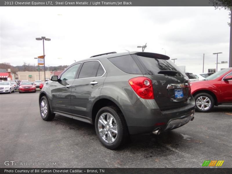 Steel Green Metallic / Light Titanium/Jet Black 2013 Chevrolet Equinox LTZ
