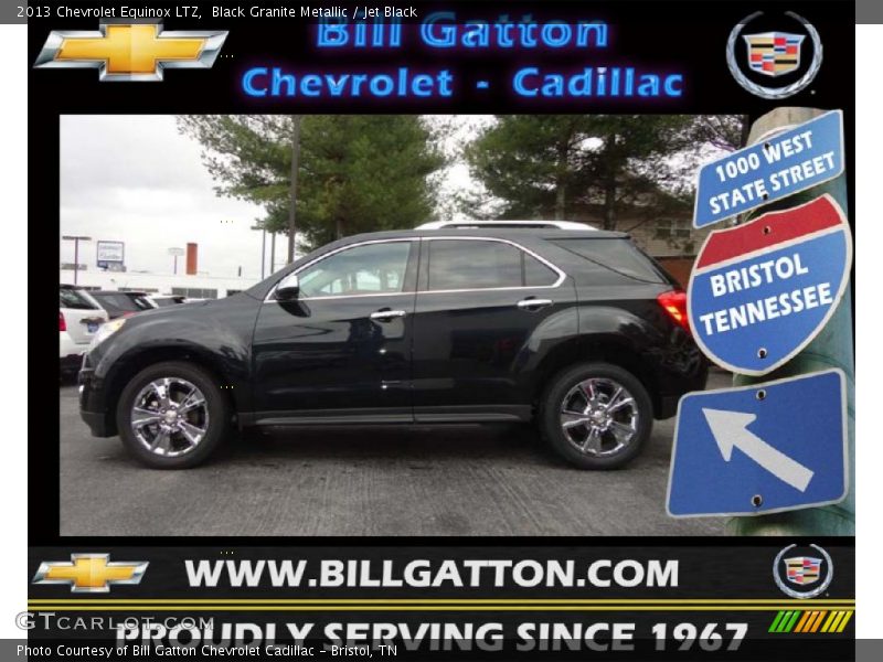 Black Granite Metallic / Jet Black 2013 Chevrolet Equinox LTZ