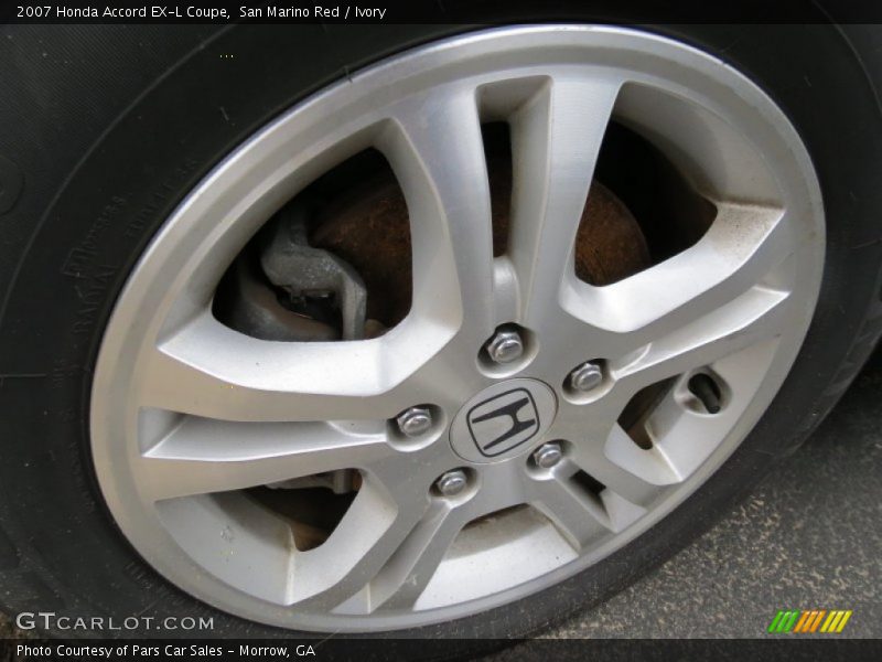 San Marino Red / Ivory 2007 Honda Accord EX-L Coupe