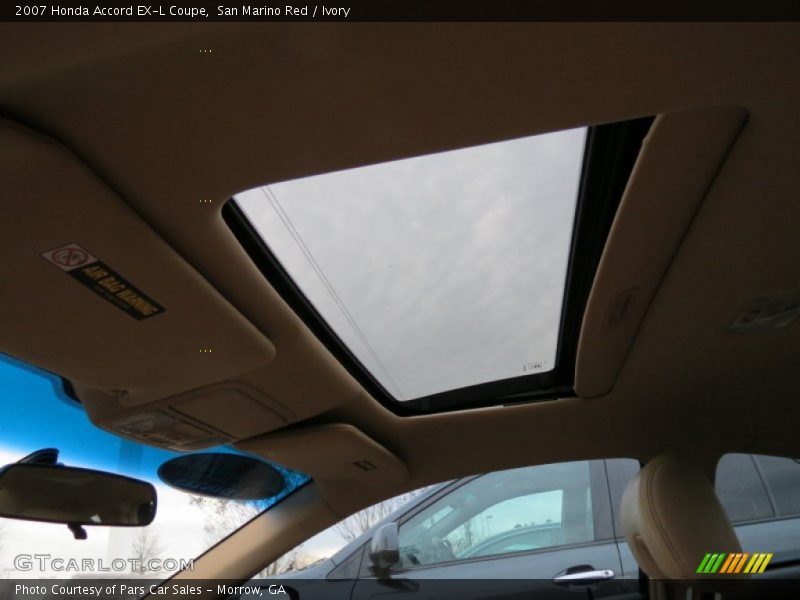 San Marino Red / Ivory 2007 Honda Accord EX-L Coupe