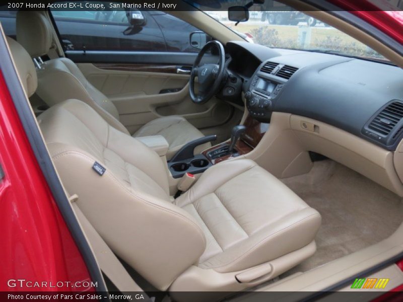 San Marino Red / Ivory 2007 Honda Accord EX-L Coupe