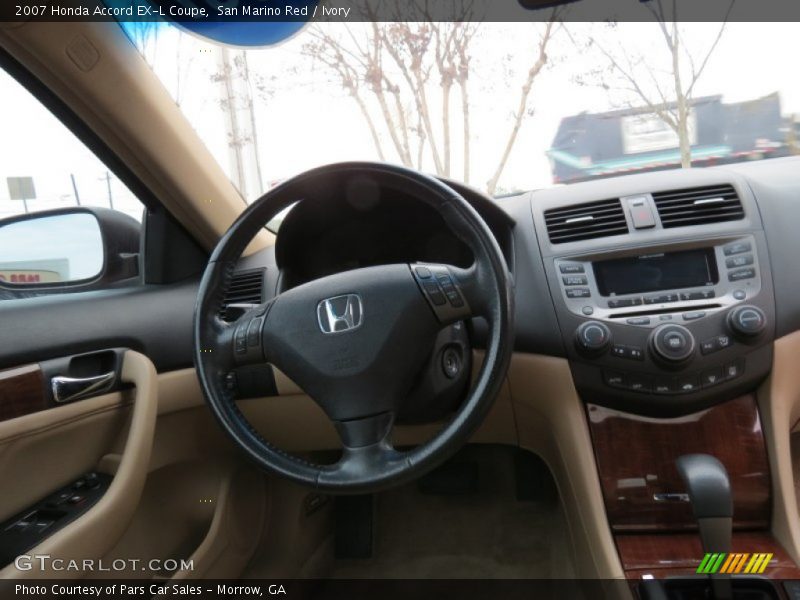 San Marino Red / Ivory 2007 Honda Accord EX-L Coupe