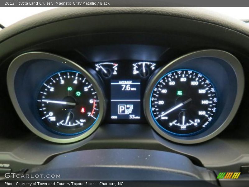 Magnetic Gray Metallic / Black 2013 Toyota Land Cruiser