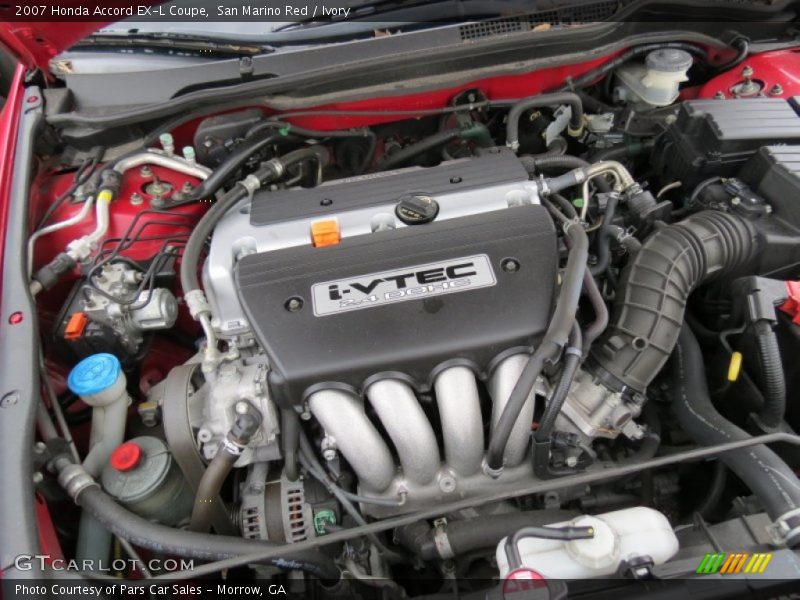 San Marino Red / Ivory 2007 Honda Accord EX-L Coupe