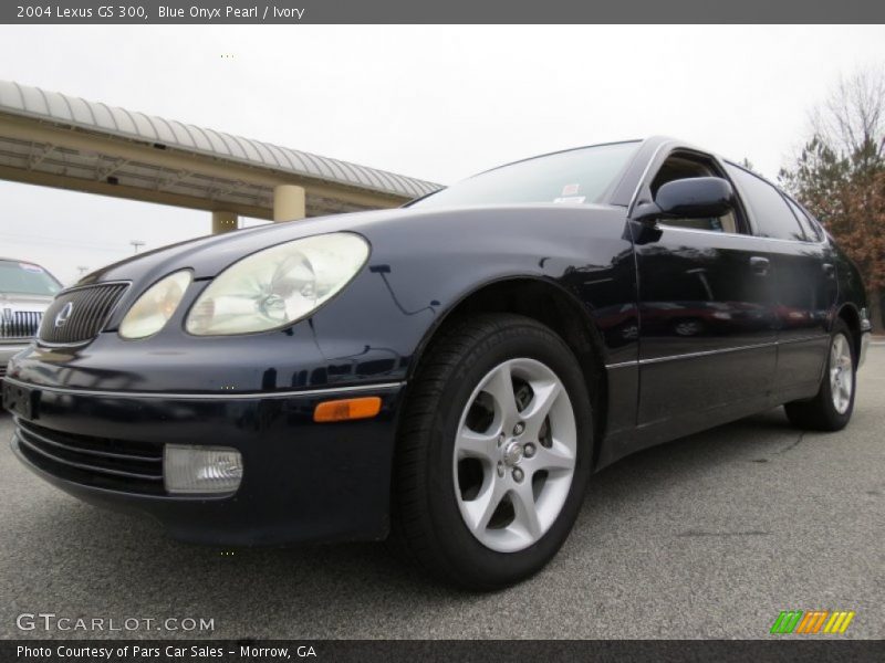 Blue Onyx Pearl / Ivory 2004 Lexus GS 300