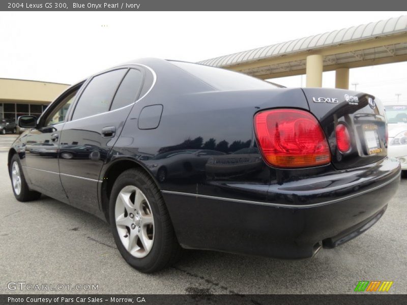 Blue Onyx Pearl / Ivory 2004 Lexus GS 300
