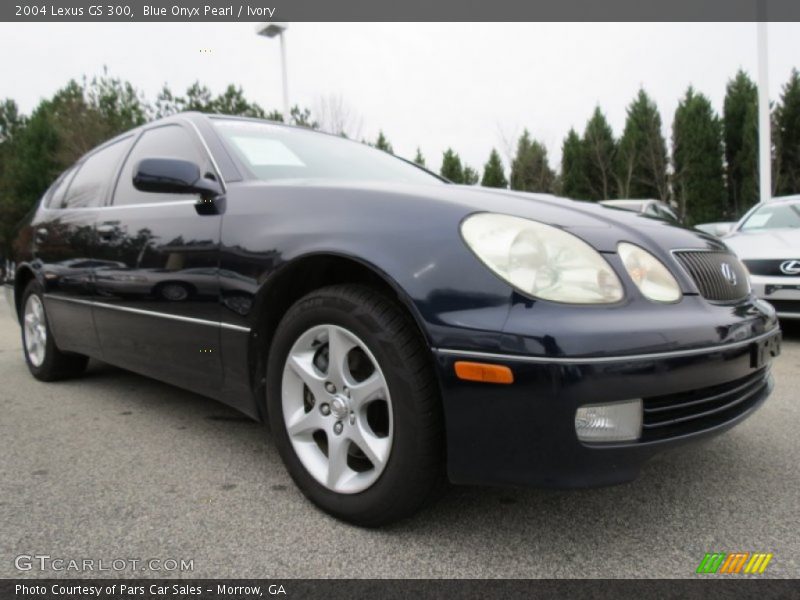 Blue Onyx Pearl / Ivory 2004 Lexus GS 300