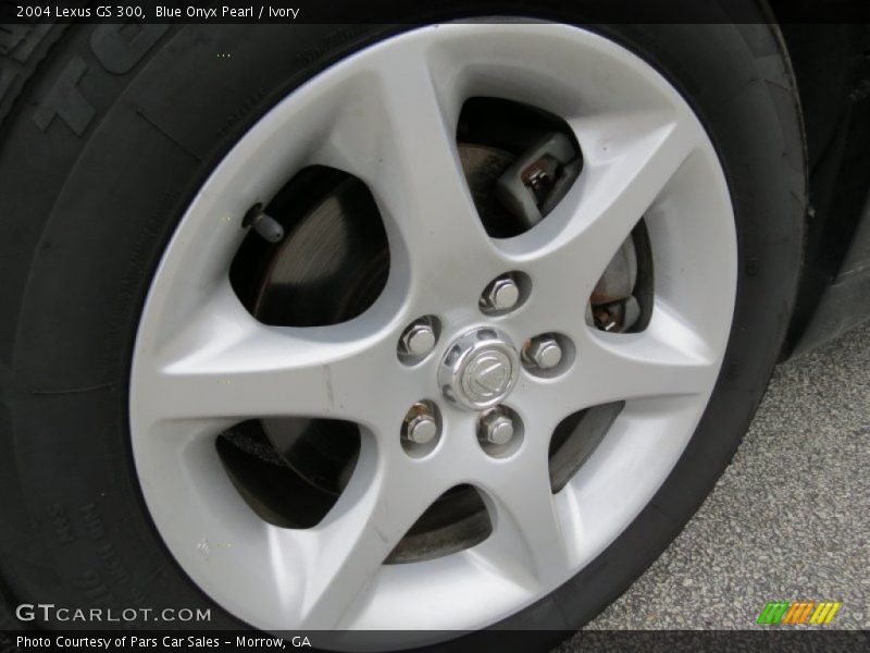 Blue Onyx Pearl / Ivory 2004 Lexus GS 300