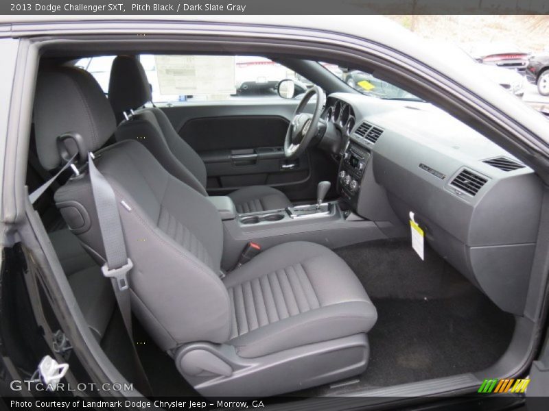 Pitch Black / Dark Slate Gray 2013 Dodge Challenger SXT