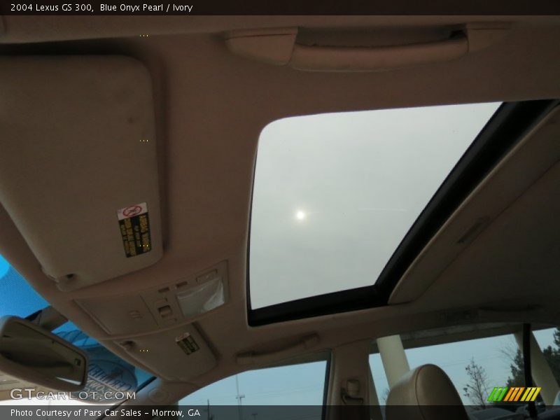 Blue Onyx Pearl / Ivory 2004 Lexus GS 300