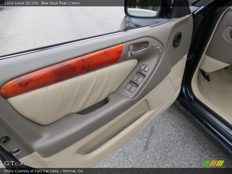 Blue Onyx Pearl / Ivory 2004 Lexus GS 300