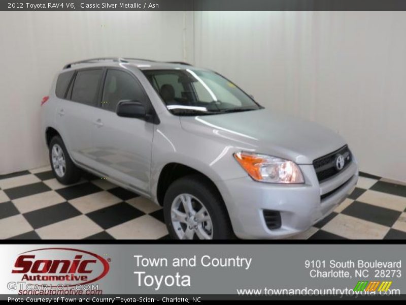 Classic Silver Metallic / Ash 2012 Toyota RAV4 V6