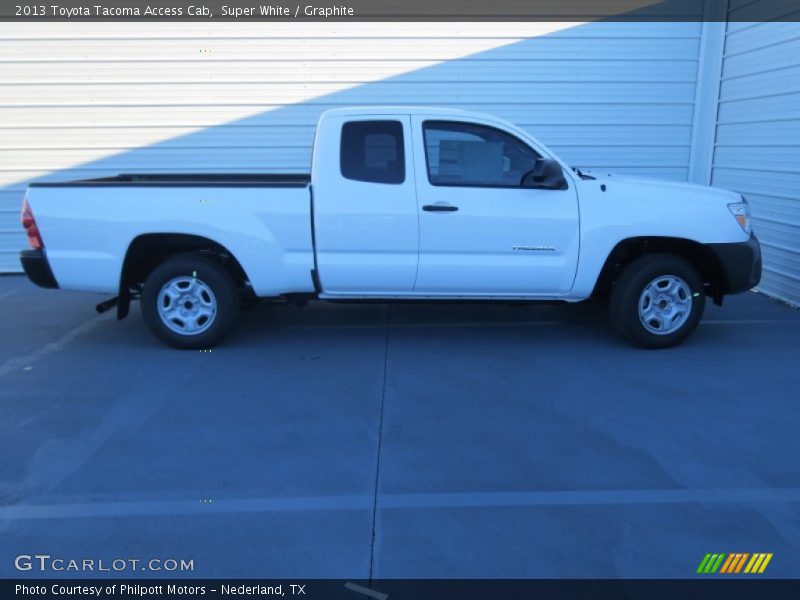Super White / Graphite 2013 Toyota Tacoma Access Cab