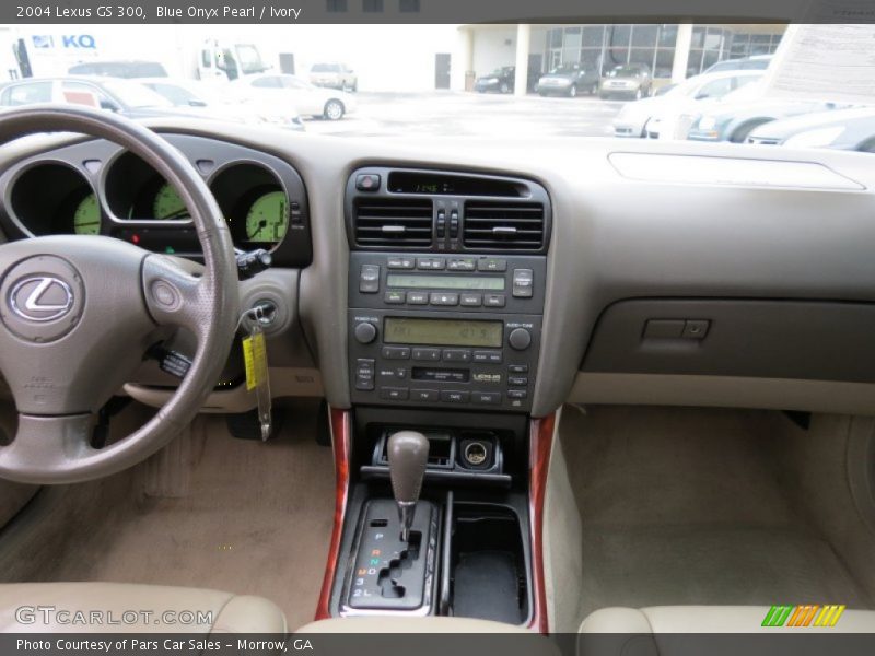 Blue Onyx Pearl / Ivory 2004 Lexus GS 300