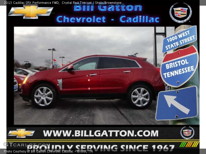 Crystal Red Tintcoat / Shale/Brownstone 2013 Cadillac SRX Performance FWD