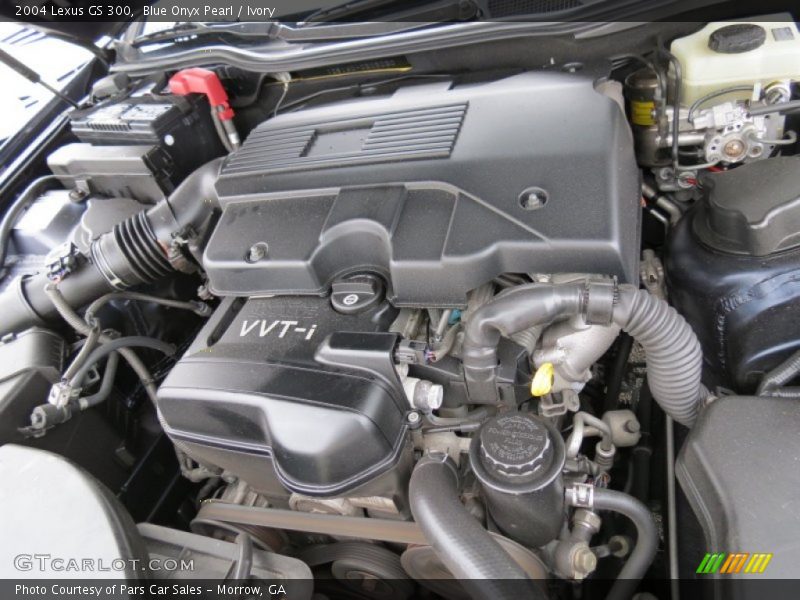 Blue Onyx Pearl / Ivory 2004 Lexus GS 300