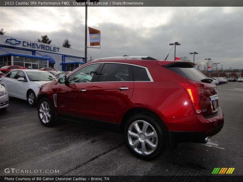 Crystal Red Tintcoat / Shale/Brownstone 2013 Cadillac SRX Performance FWD