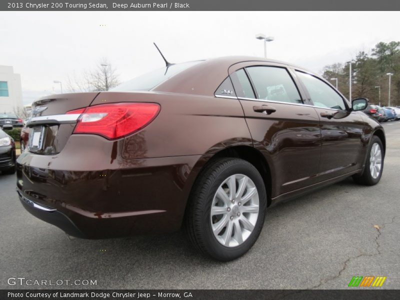 Deep Auburn Pearl / Black 2013 Chrysler 200 Touring Sedan