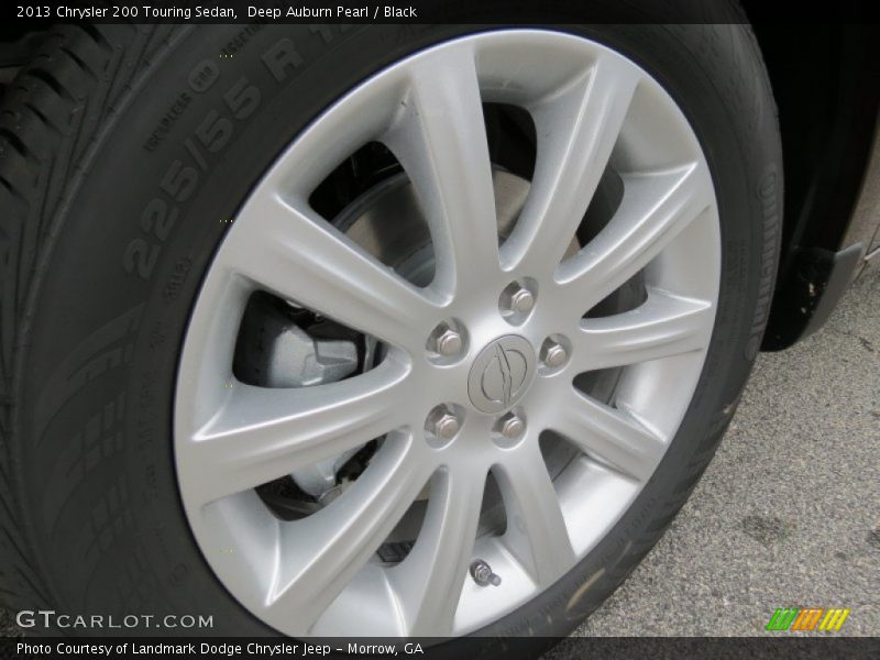 Deep Auburn Pearl / Black 2013 Chrysler 200 Touring Sedan