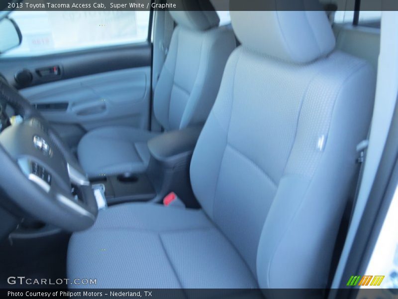Super White / Graphite 2013 Toyota Tacoma Access Cab