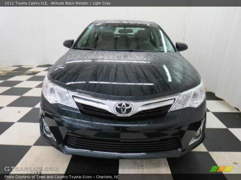Attitude Black Metallic / Light Gray 2012 Toyota Camry XLE