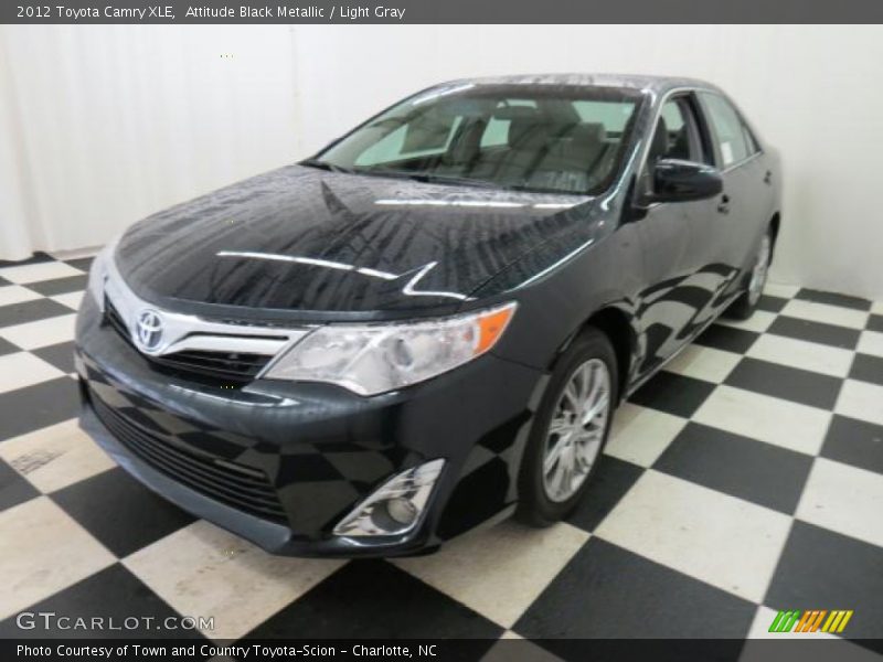 Attitude Black Metallic / Light Gray 2012 Toyota Camry XLE