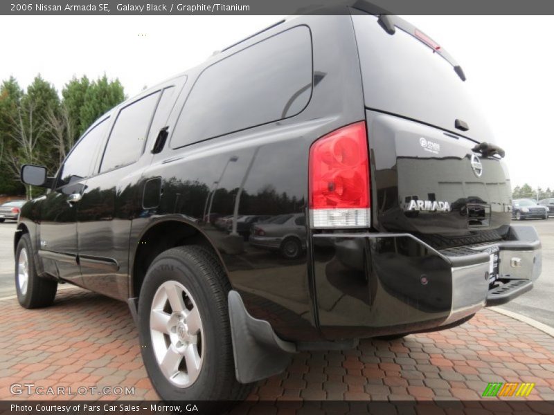 Galaxy Black / Graphite/Titanium 2006 Nissan Armada SE