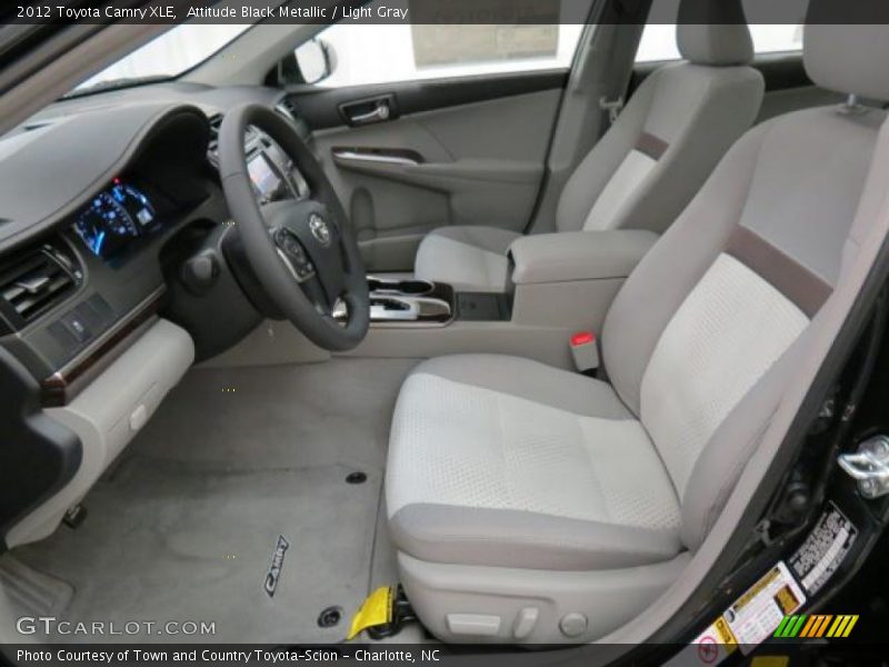 Attitude Black Metallic / Light Gray 2012 Toyota Camry XLE