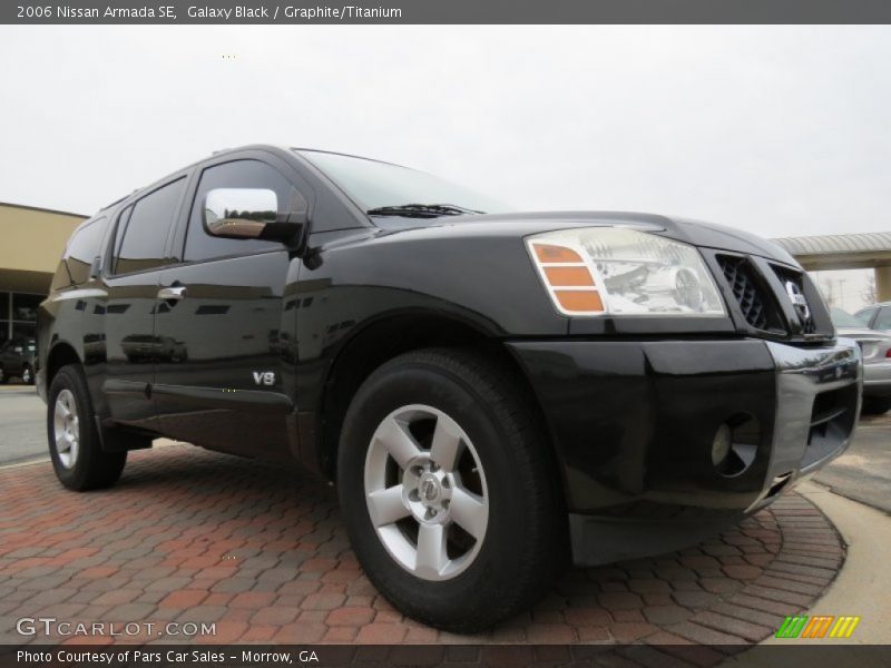 Galaxy Black / Graphite/Titanium 2006 Nissan Armada SE