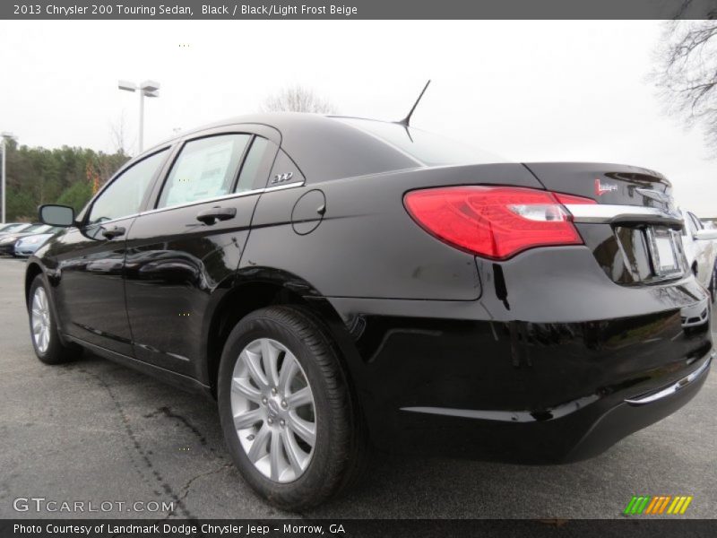 Black / Black/Light Frost Beige 2013 Chrysler 200 Touring Sedan