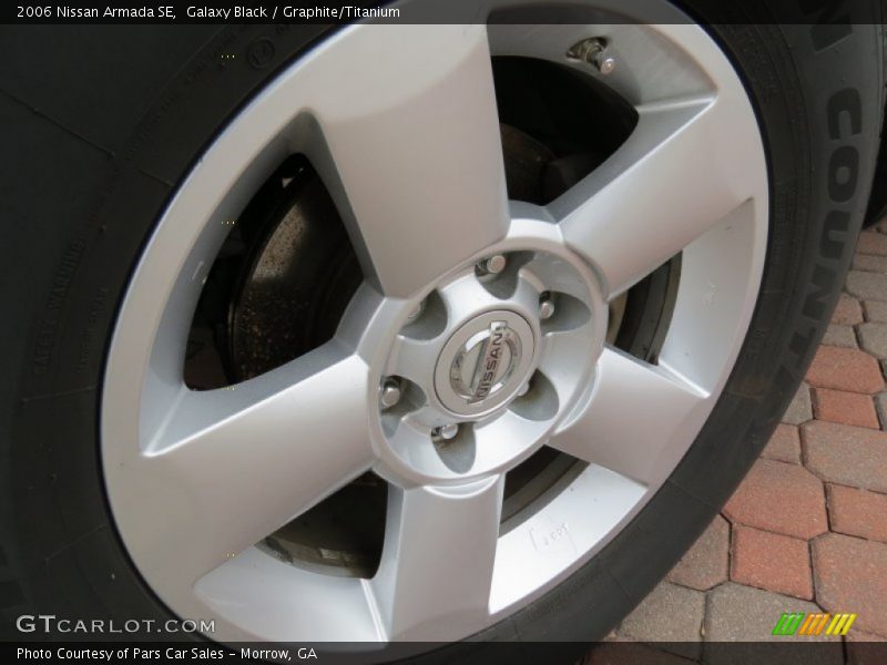Galaxy Black / Graphite/Titanium 2006 Nissan Armada SE