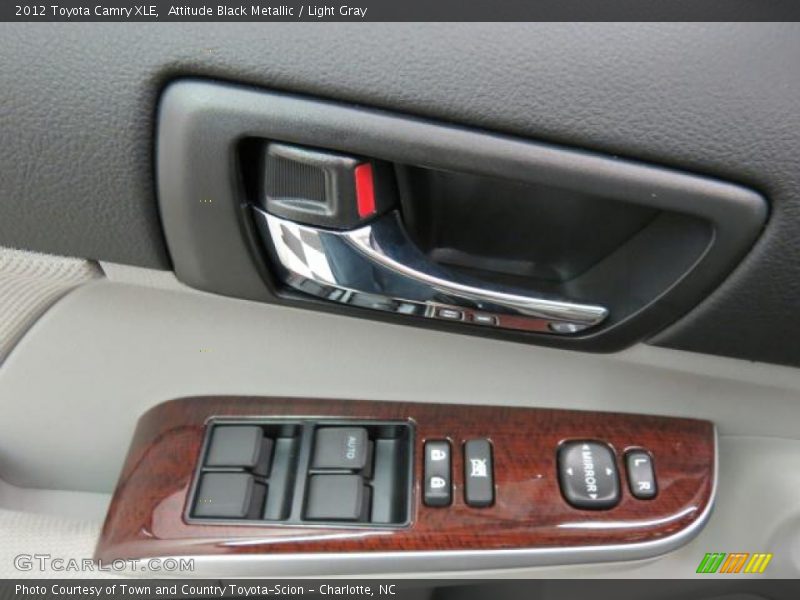 Attitude Black Metallic / Light Gray 2012 Toyota Camry XLE