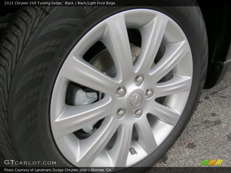 Black / Black/Light Frost Beige 2013 Chrysler 200 Touring Sedan