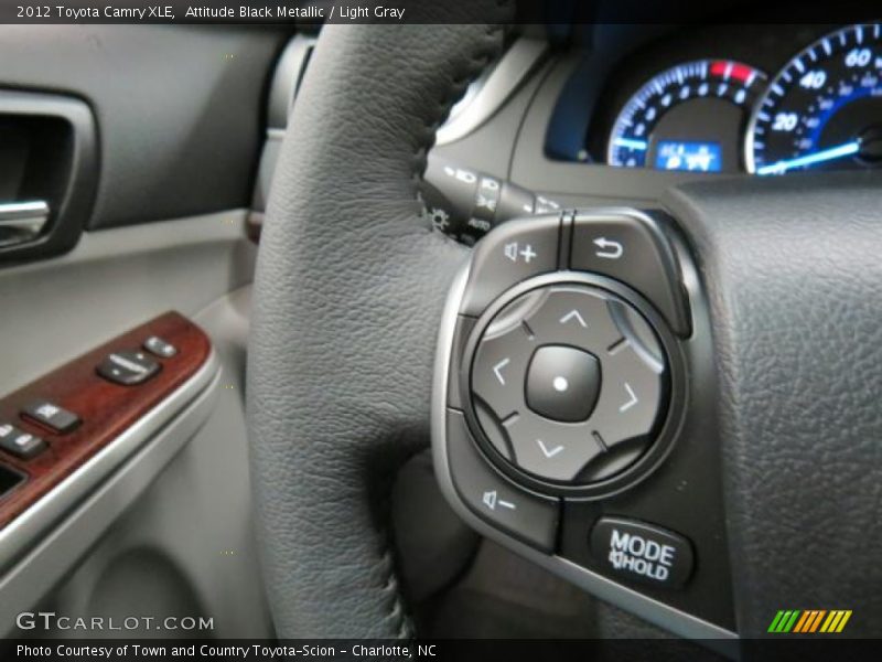 Attitude Black Metallic / Light Gray 2012 Toyota Camry XLE