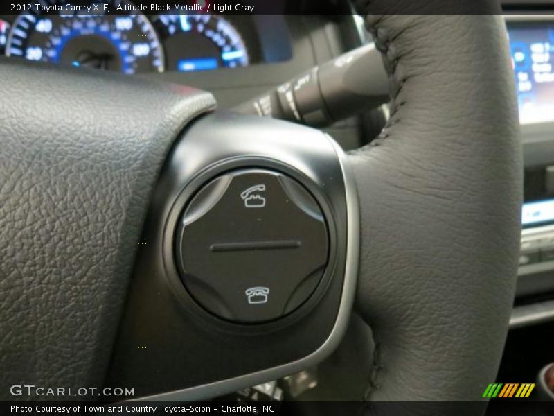 Attitude Black Metallic / Light Gray 2012 Toyota Camry XLE