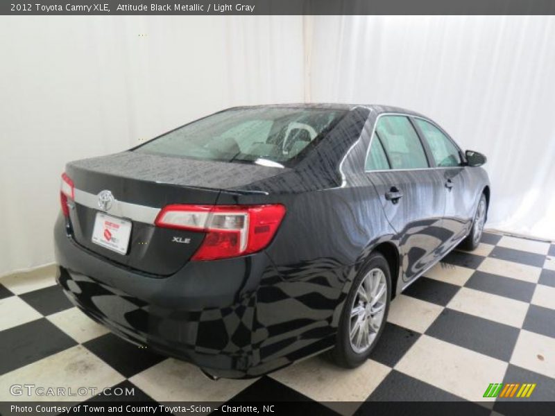 Attitude Black Metallic / Light Gray 2012 Toyota Camry XLE