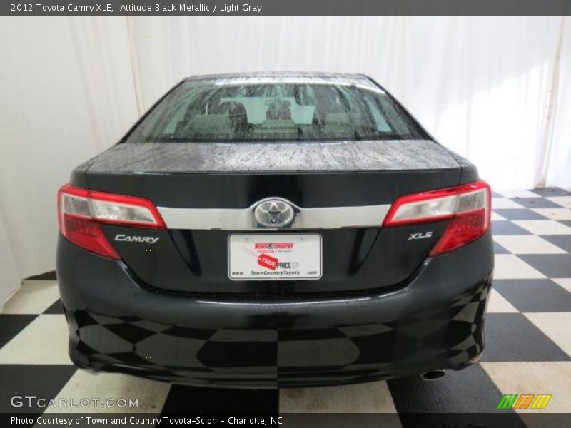 Attitude Black Metallic / Light Gray 2012 Toyota Camry XLE