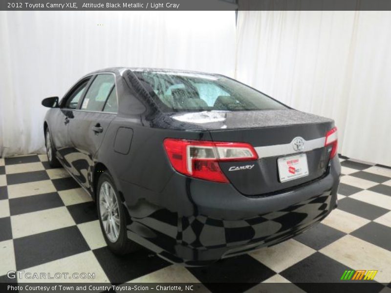 Attitude Black Metallic / Light Gray 2012 Toyota Camry XLE