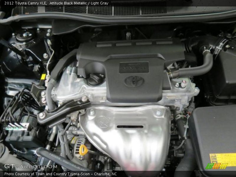 Attitude Black Metallic / Light Gray 2012 Toyota Camry XLE
