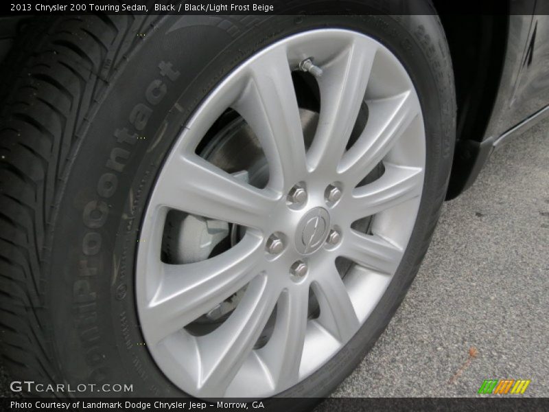 Black / Black/Light Frost Beige 2013 Chrysler 200 Touring Sedan
