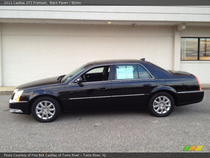 Black Raven / Ebony 2011 Cadillac DTS Premium