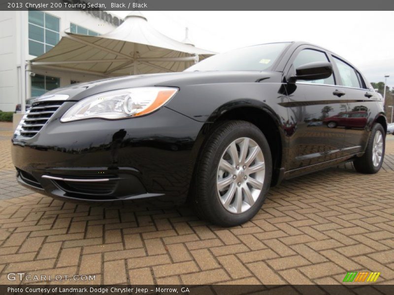 Black / Black 2013 Chrysler 200 Touring Sedan